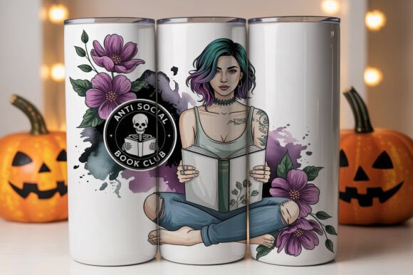 Antisocial Book Club Graphics & Tumbler Wraps Review