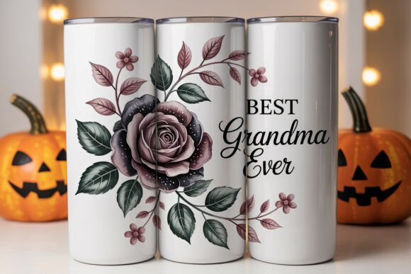Best Grandma Ever 20oz Tumbler Wrap Graphics & Tumbler Wraps