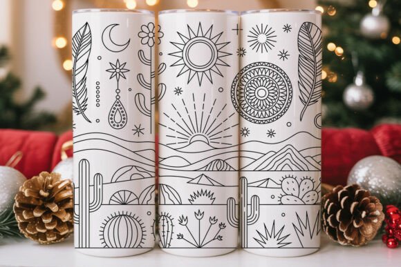 Boho Desert Sun Mandala Tumbler Wrap Graphics Review