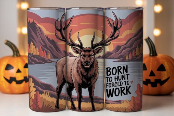 Born to Hunt Elk 20oz Tumbler Wrap – Graphics Review