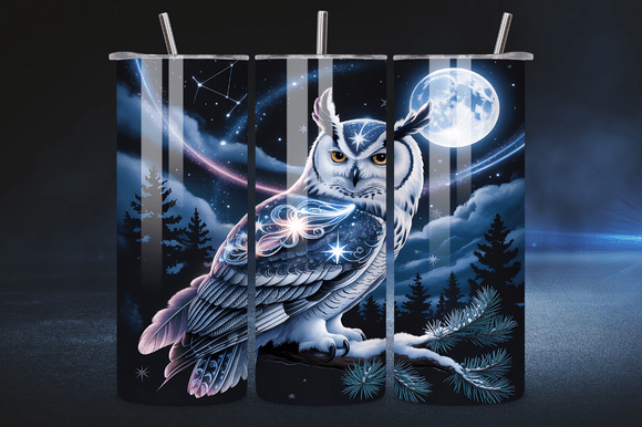 Celestial Owl Moonlight Tumbler Graphics & Wraps Review
