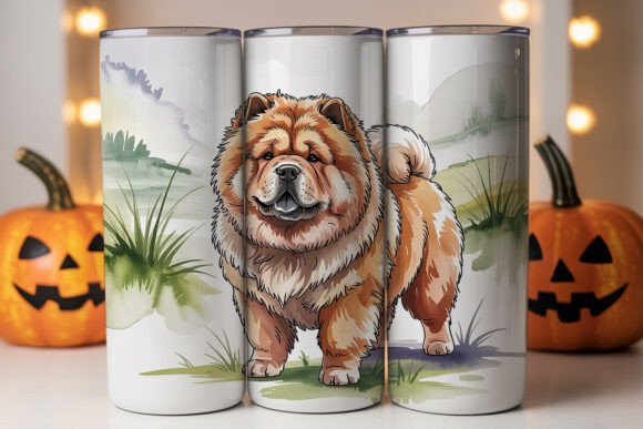 Chow Chow Dog Tumbler Wraps Graphics Review