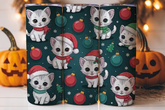 Christmas Kittens Tumbler Wraps & Graphics Review