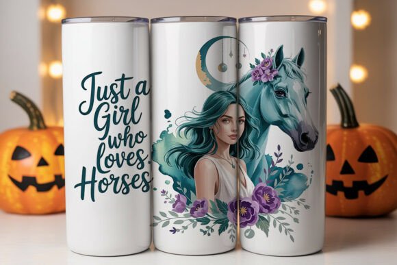 Horse Girl Magic 20oz Tumbler Wrap Graphics Review
