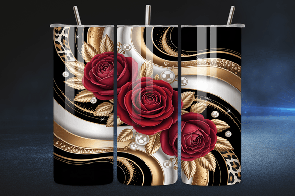 Leopard Rose Gold Tumbler Wraps: A Graphics Design Review