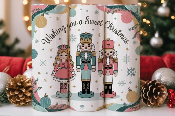 Nutcracker Winter Wonderland Tumbler Wraps Graphics Review