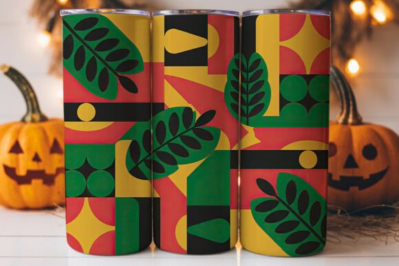 Pan African Kwanzaa 20oz Tumbler Wrap Graphics