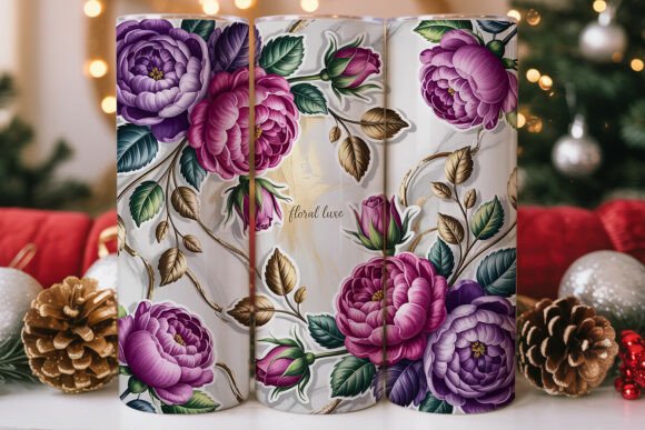 Purple Gold Rose Marble 20oz Tumbler: Graphics & Tumbler Wraps Review