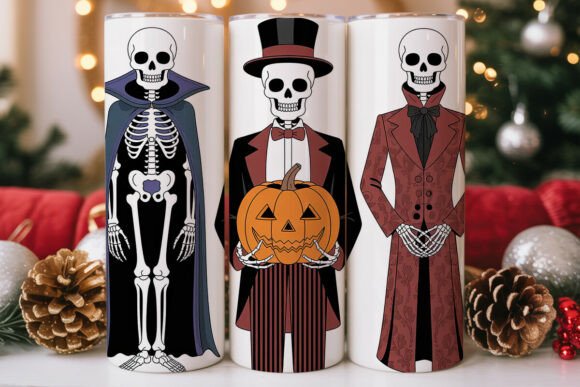 Spooky Skeleton Halloween Tumbler Graphics & Wraps Review